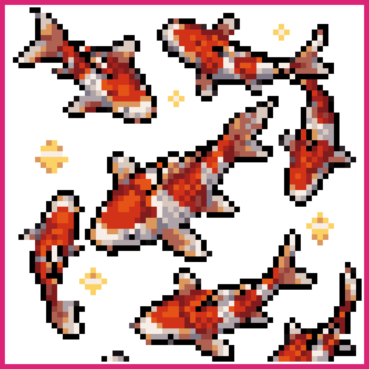 Celestial Koi Fish 2D | Sprite-AI