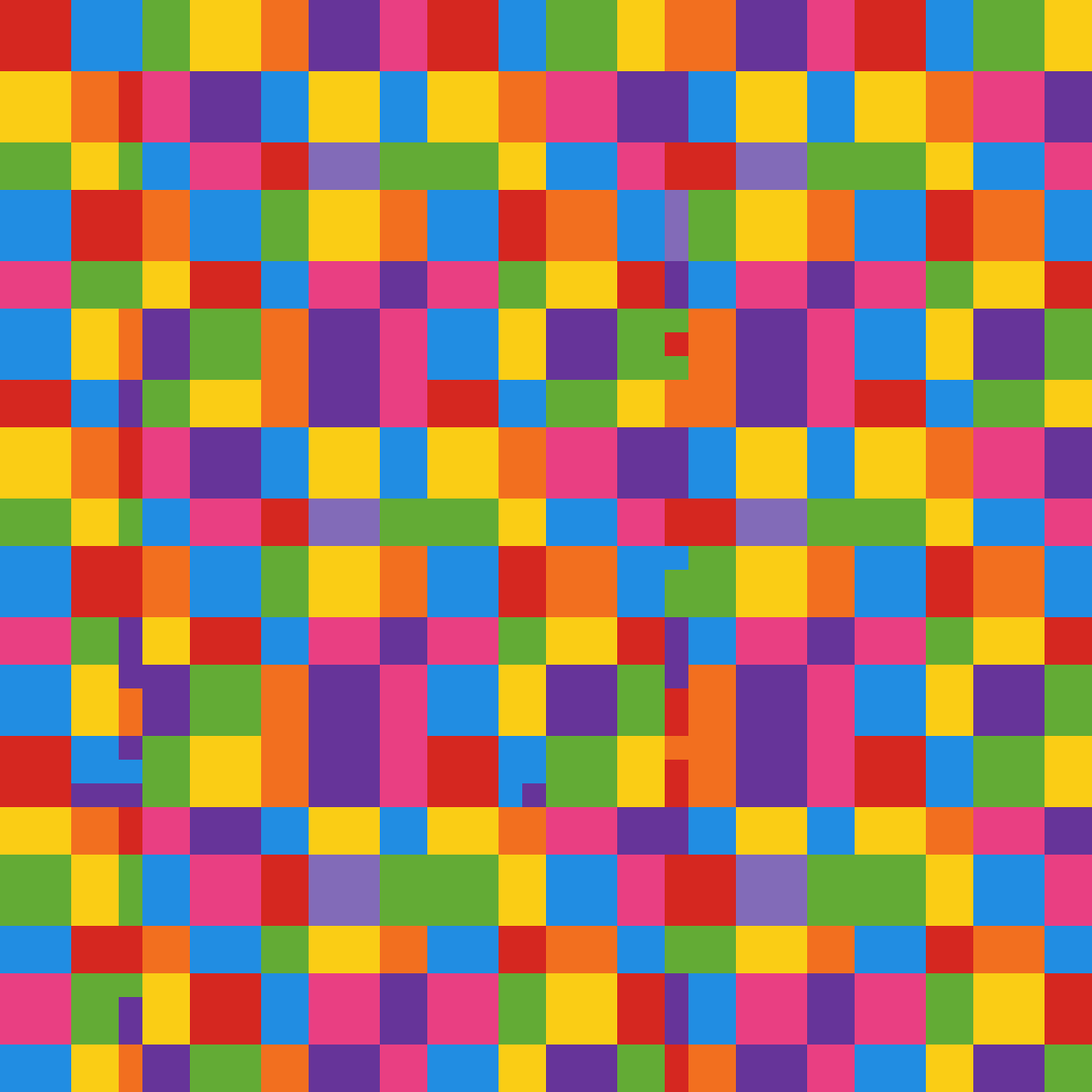 Grid pattern pixel art