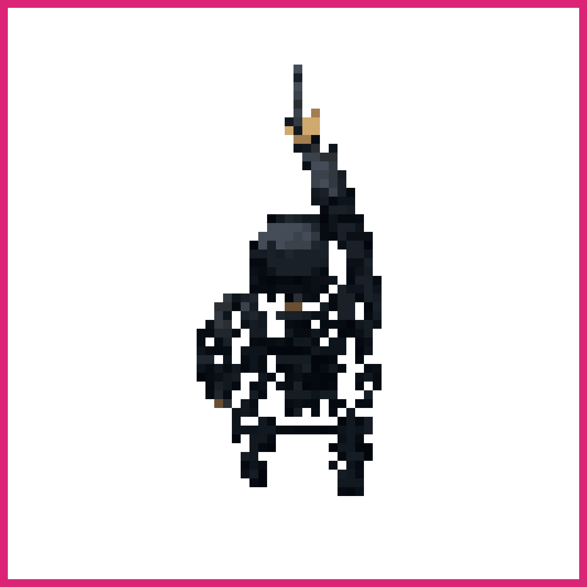 2D pixel art soldier aiming pistol | Sprite-AI