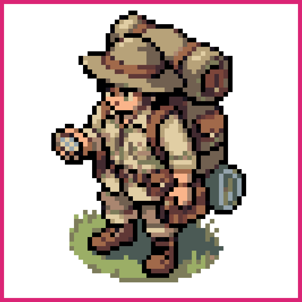Humanoid Explorer Character Sprite | Sprite-AI