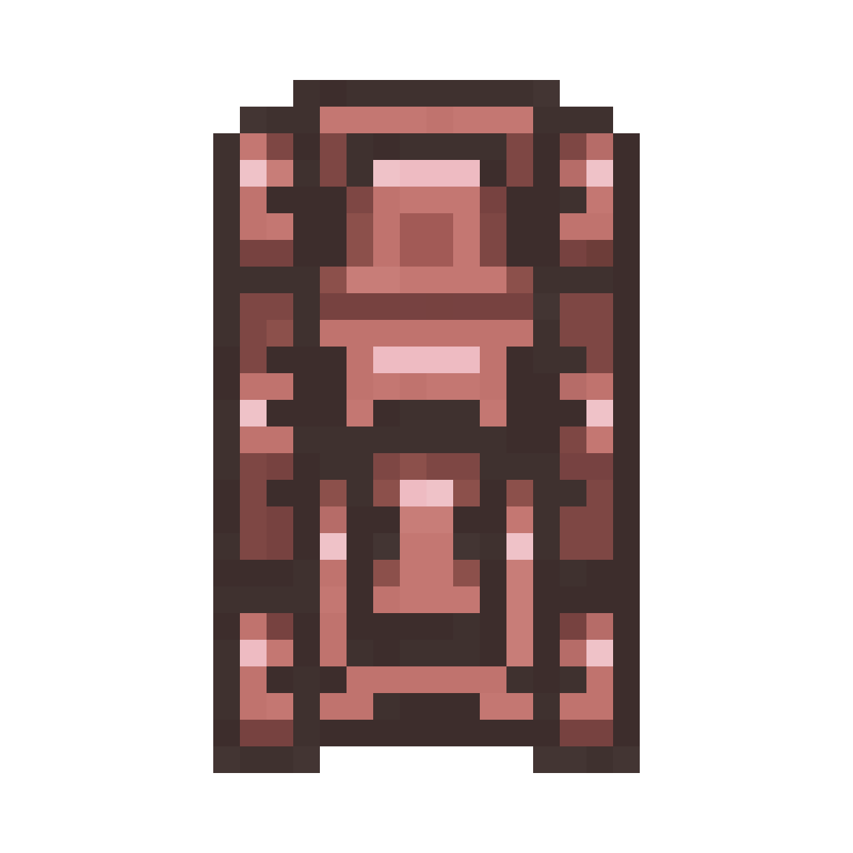 Top-Down View of a Tank pixel art