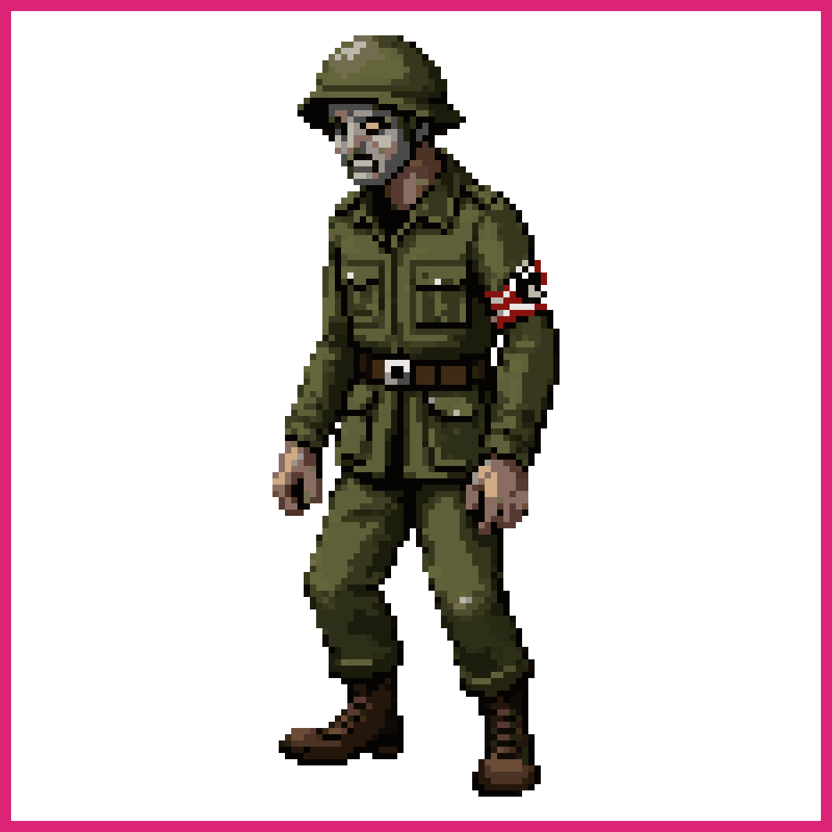 WW2 German Soldier Zombie | Sprite-AI