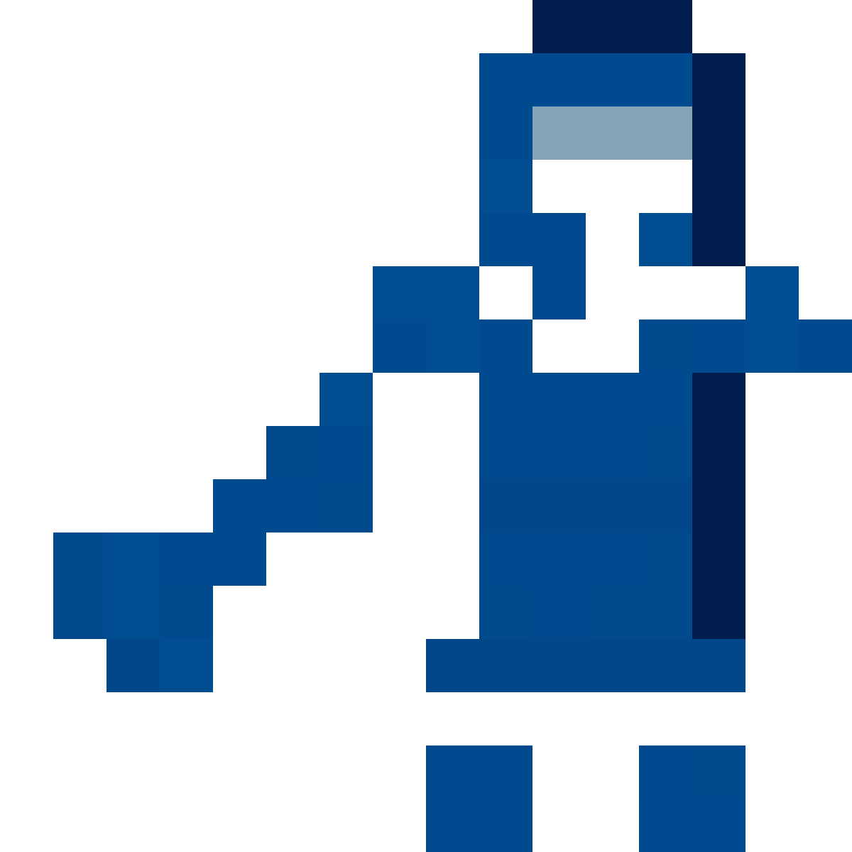 Medieval knight pixel art