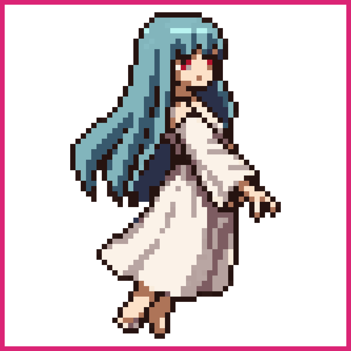Floating Spirit Maiden Sprite | Sprite-AI