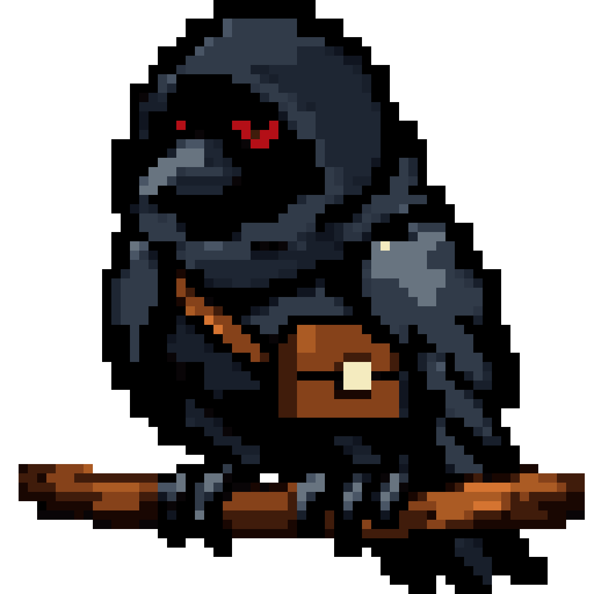 Crow rogue pixel art