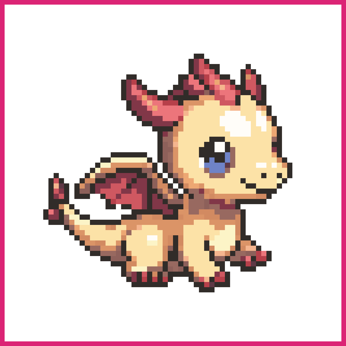 Adorable tiny fat baby dragon | Sprite-AI