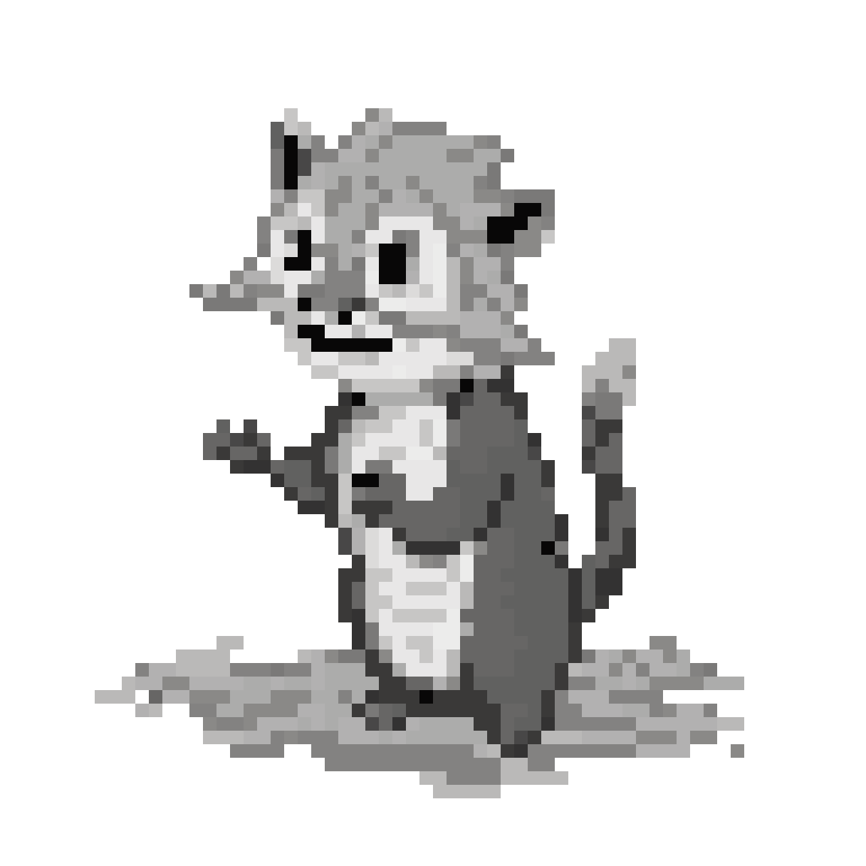 louttre character sprite pixel art