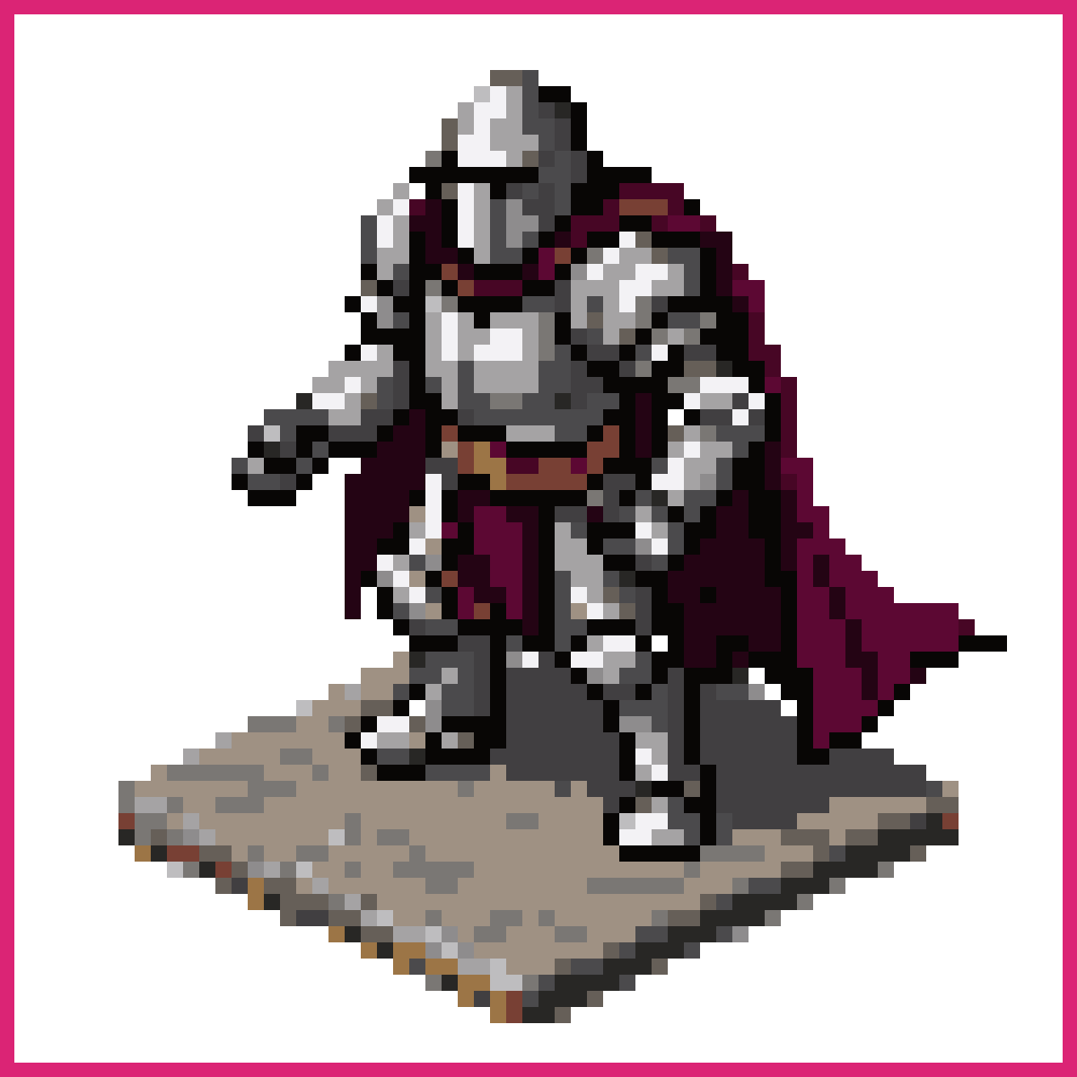 armored knight like Enter the Gungeon | Sprite-AI