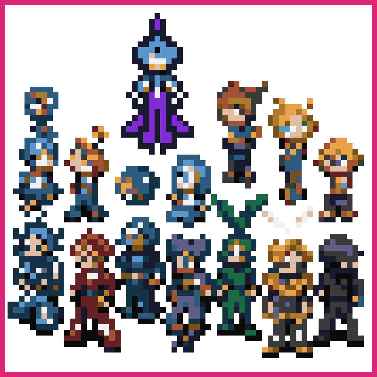 Deltarune Style Character Sprites | Sprite-AI