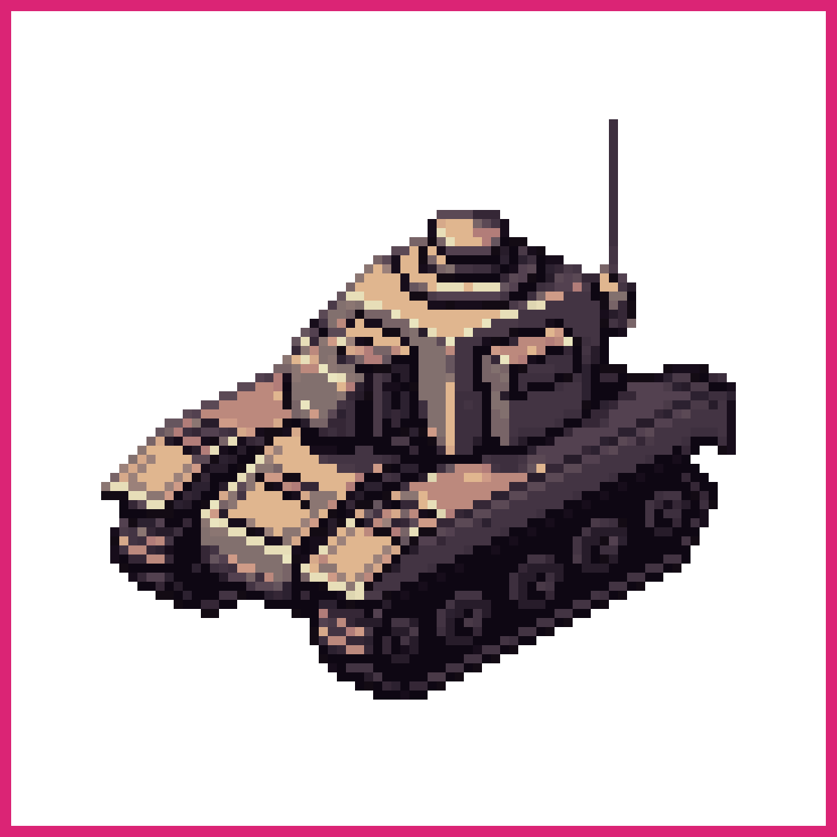 2D Isometric Siege Tank | Sprite-AI