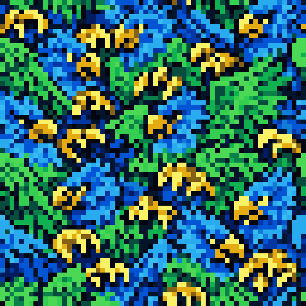 Magical griffin pixel art