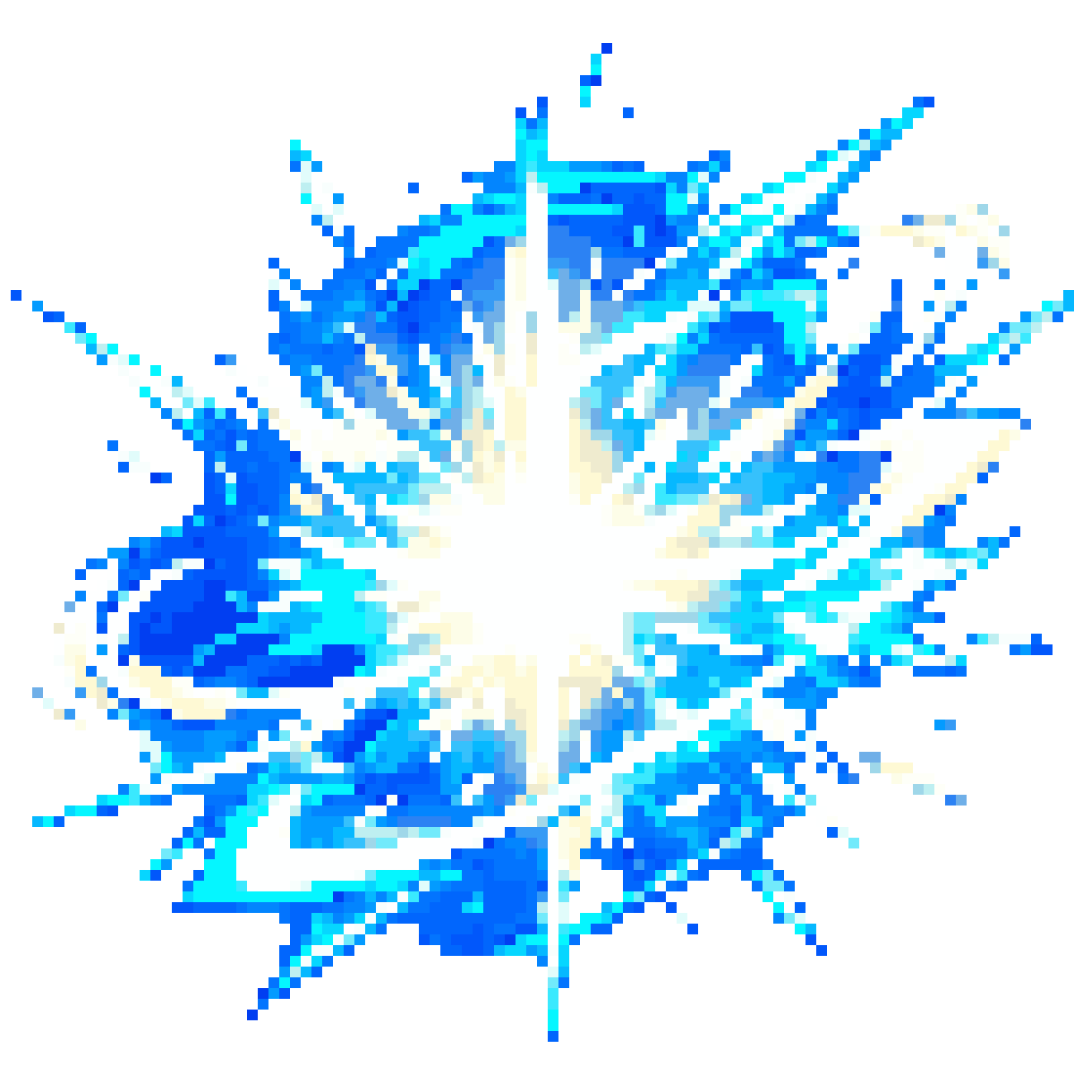 Nano boost effect pixel art
