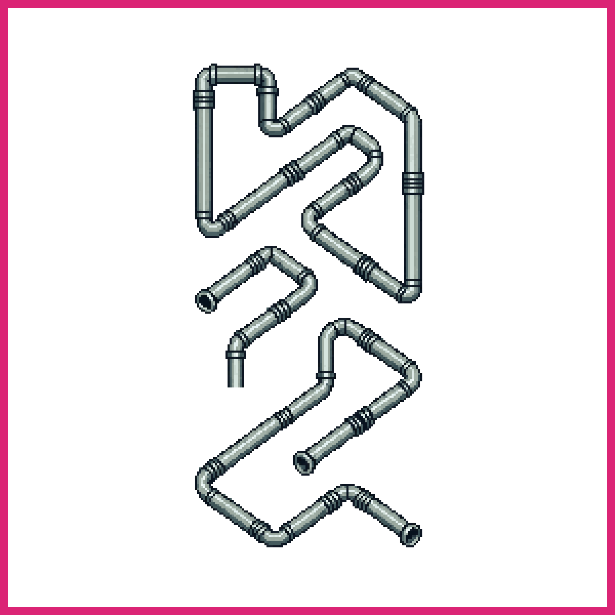 Isometric Pipe Tileset for Project Zomboid | Sprite-AI