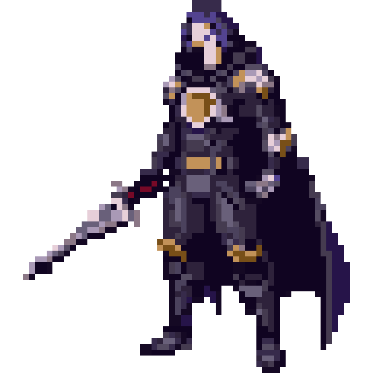 Metroidvania male character pixel art