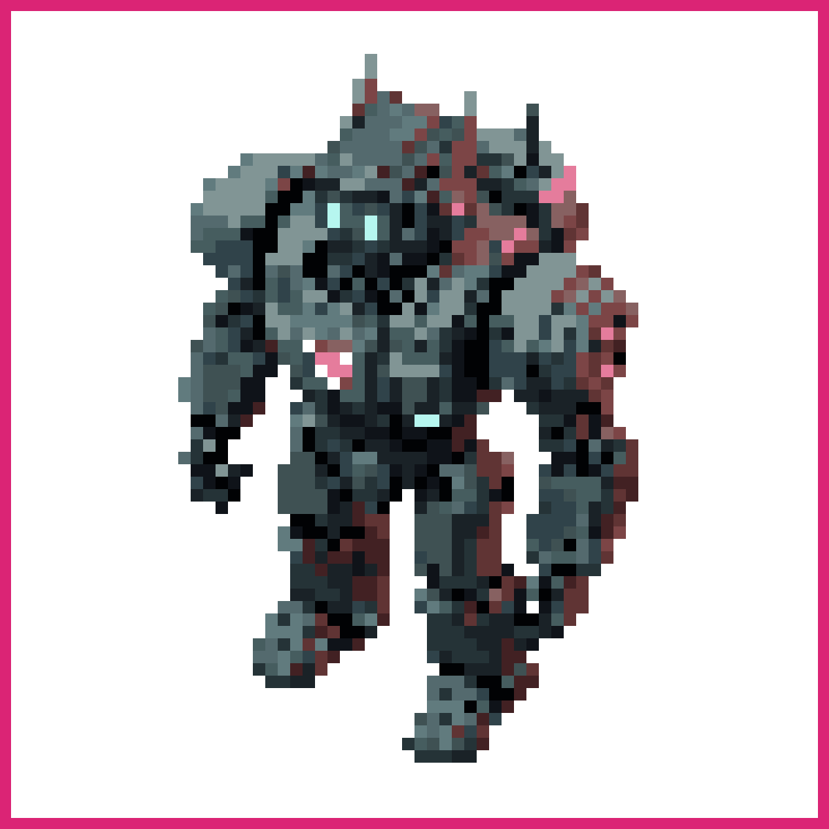 humanoid robot in cyberpunk style | Sprite-AI