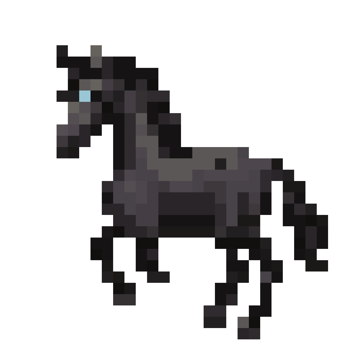 knight without horse like souls pixel art