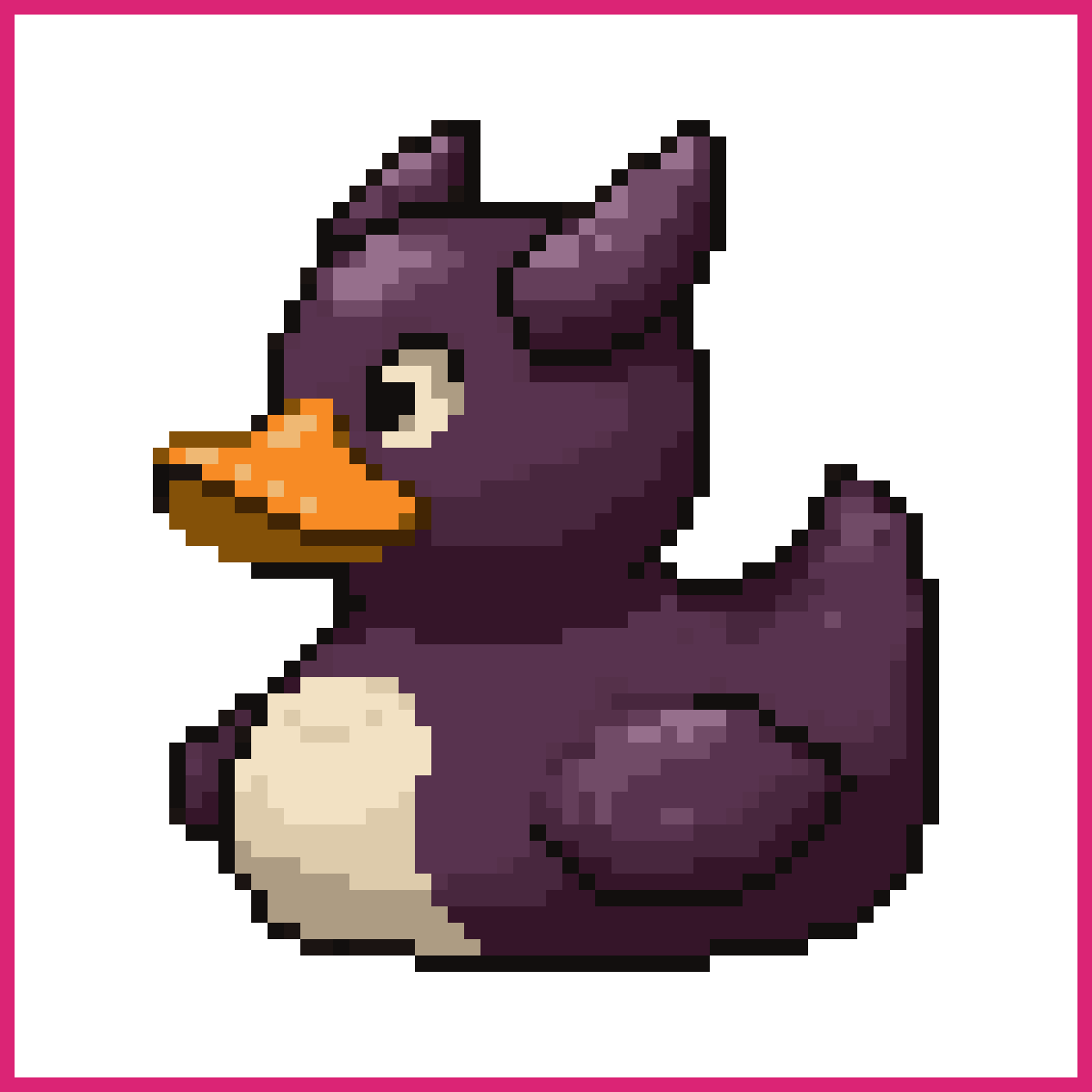 demon rubber duck | Sprite-AI