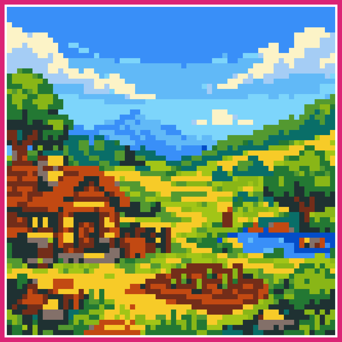 Starter plains area where the character starts ... | Sprite-AI