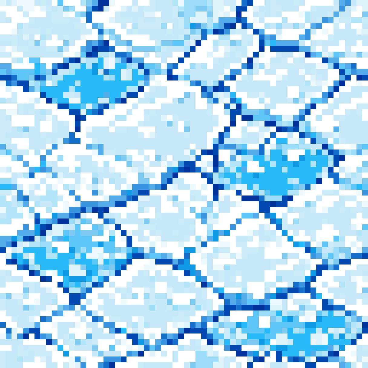 Sea ice tile pixel art