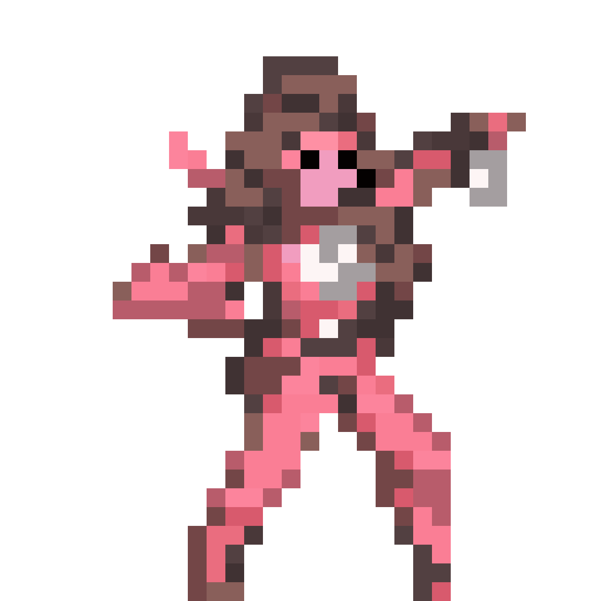 32x32 character sprite pixel art