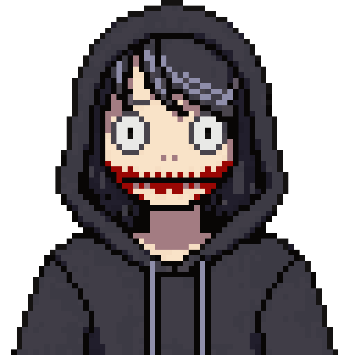 Jeff the Killer pixel art