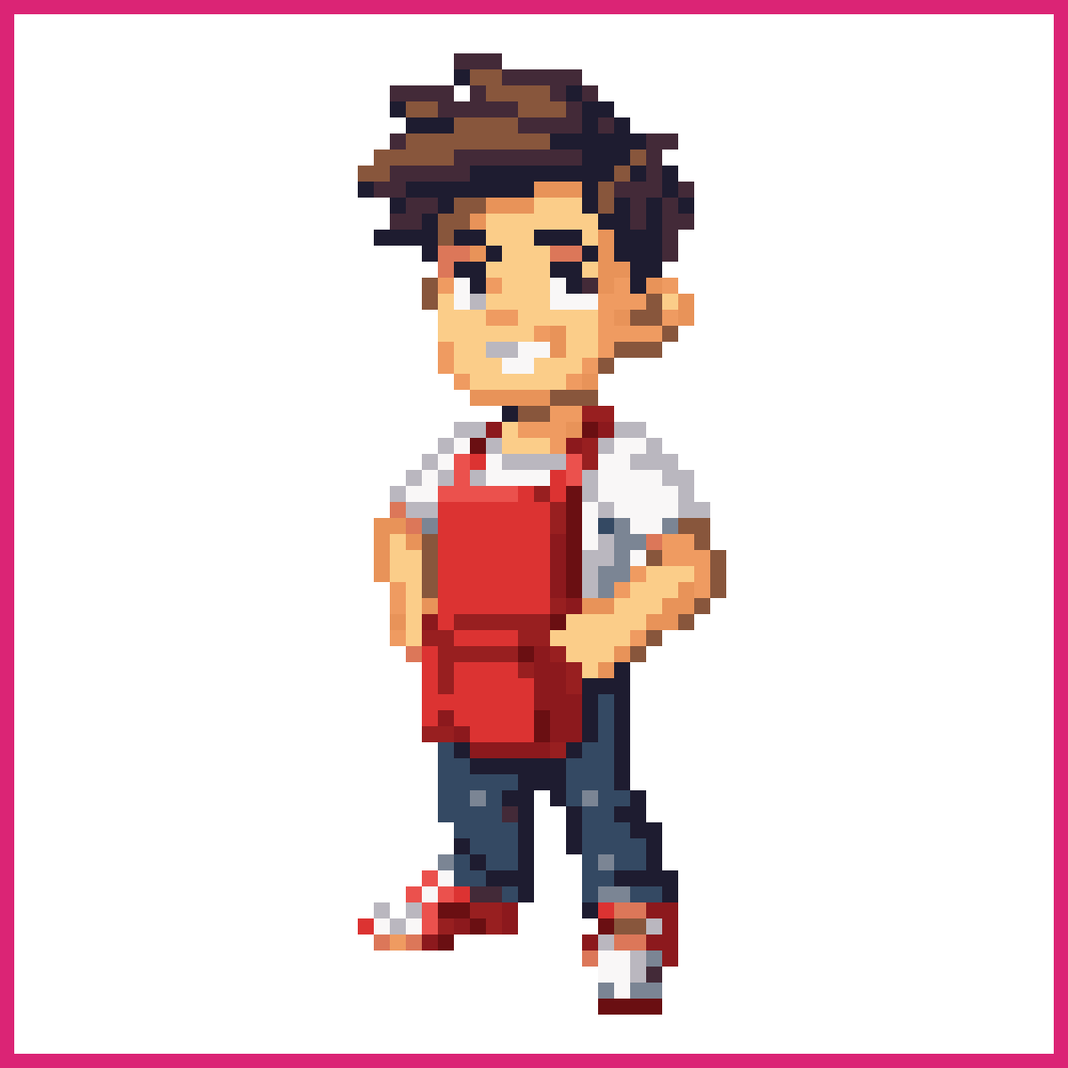 Peruvian street food chef character | Sprite-AI