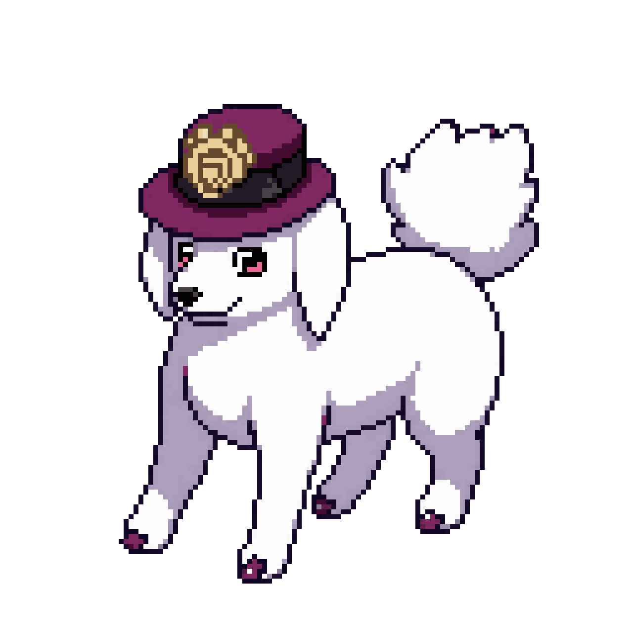 Battle cat dog pixel art