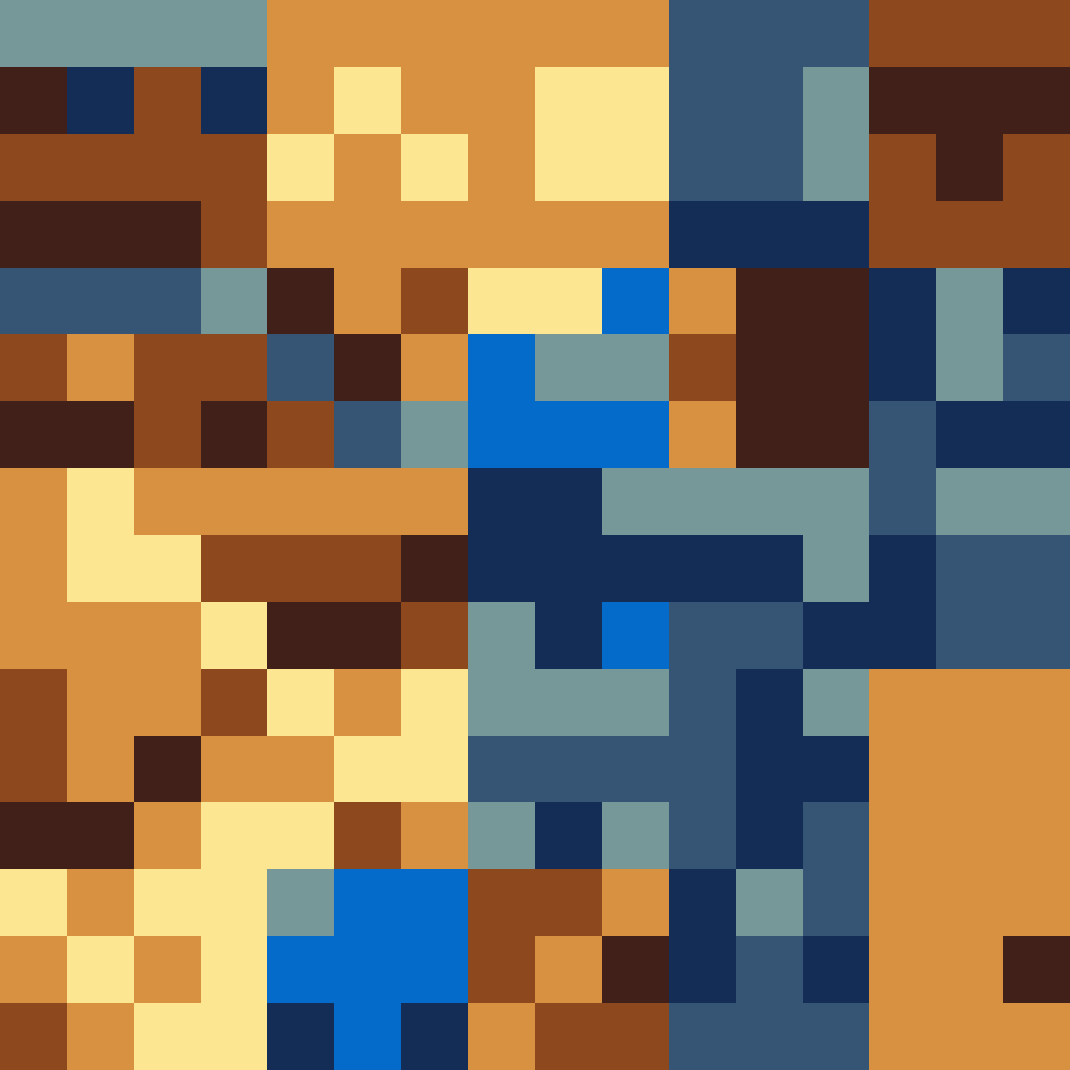 Coastal Water Themed Tileset pixel art