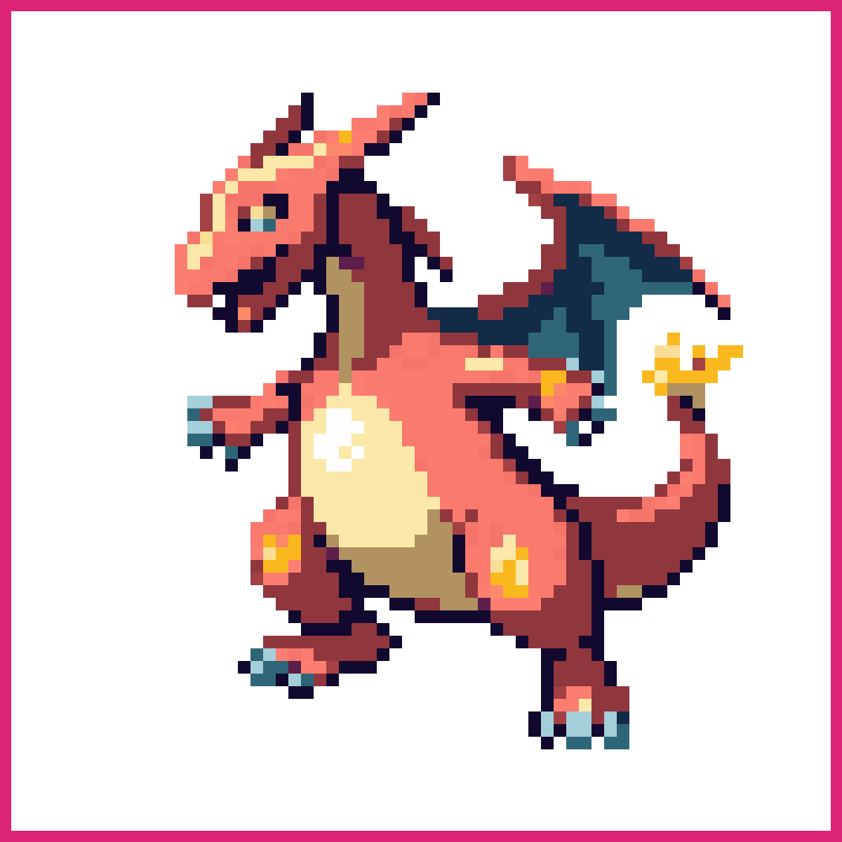 POKEMON ; MEGA CHARIZARD X | Sprite-AI
