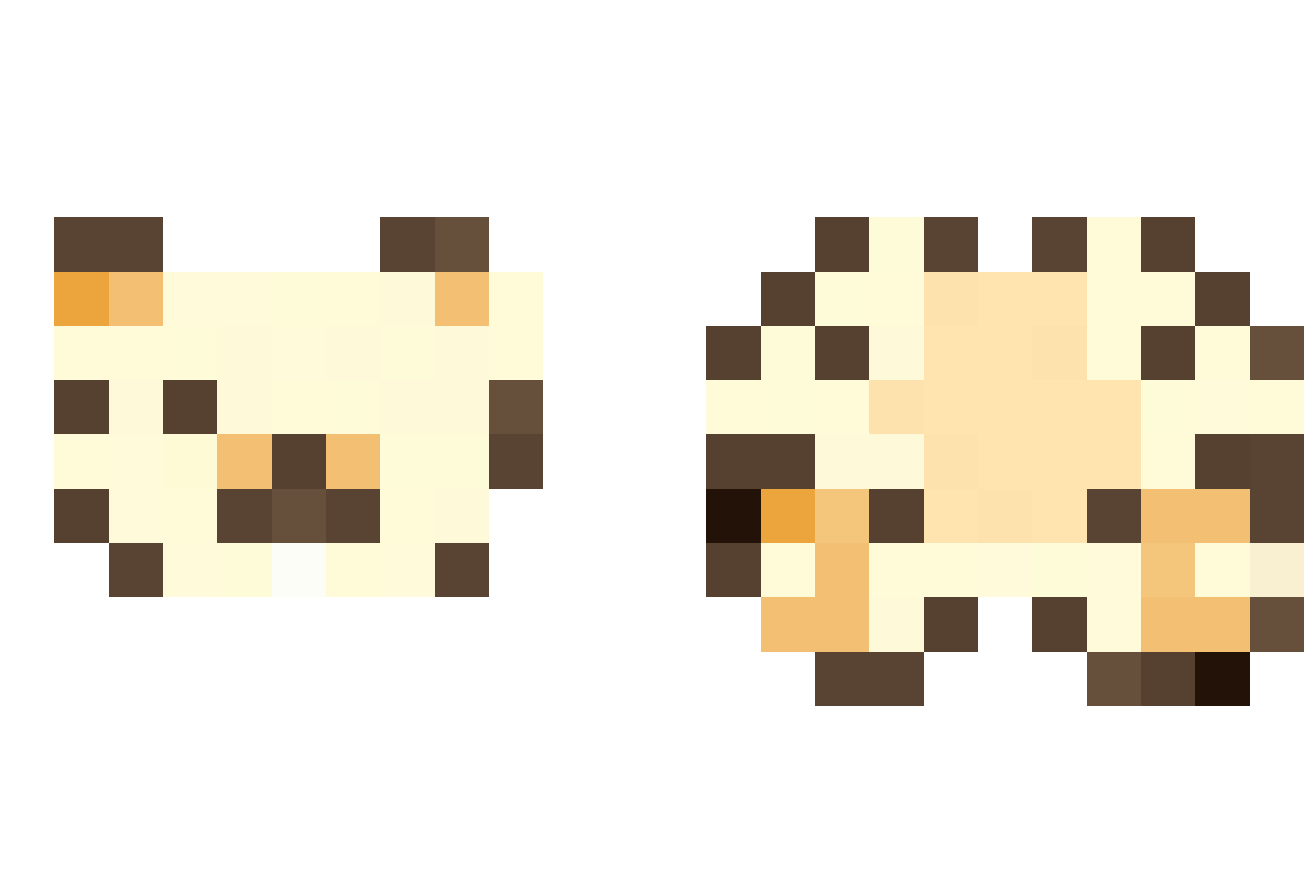 Teddy bear logo pixel art