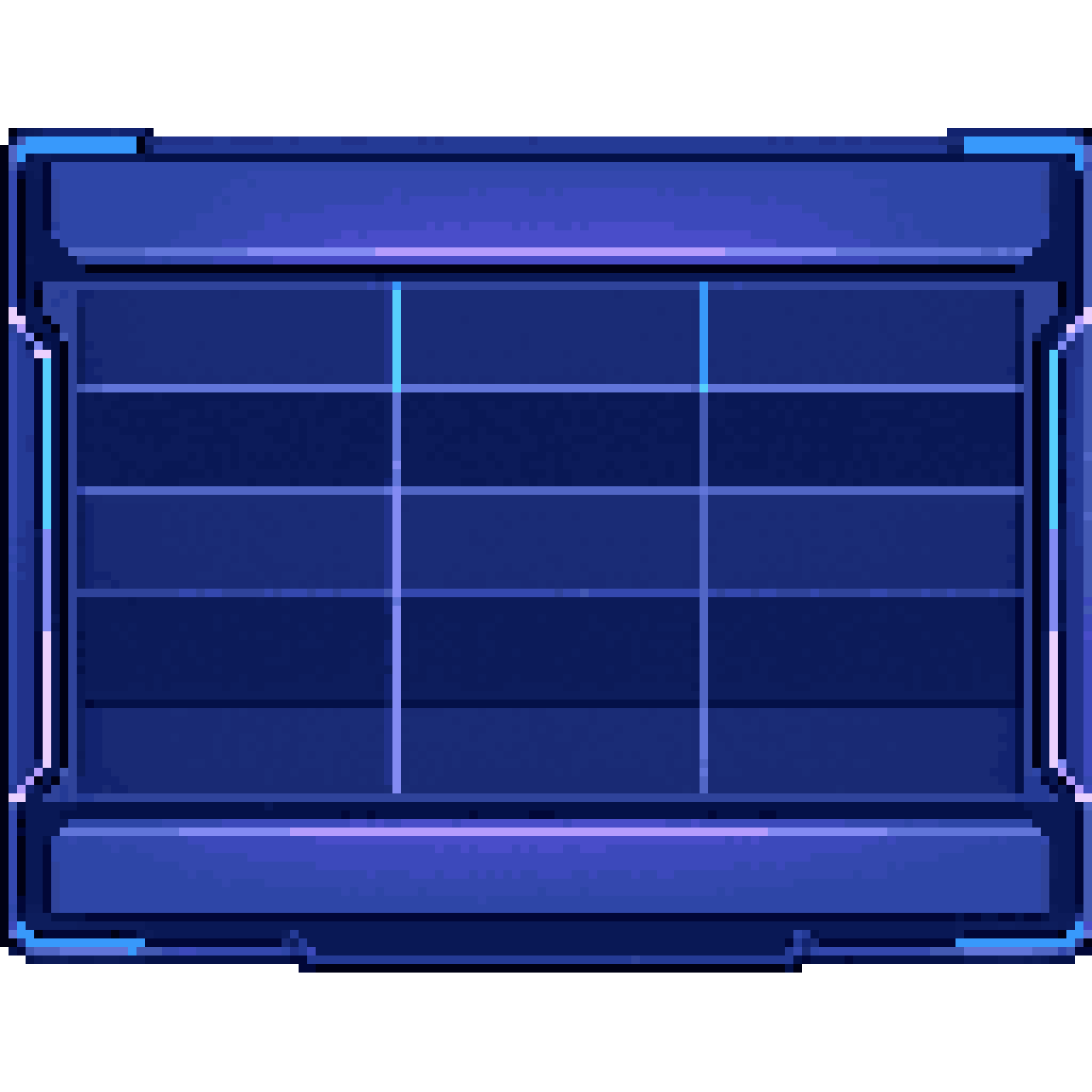 Futuristic Game HUD Interface pixel art