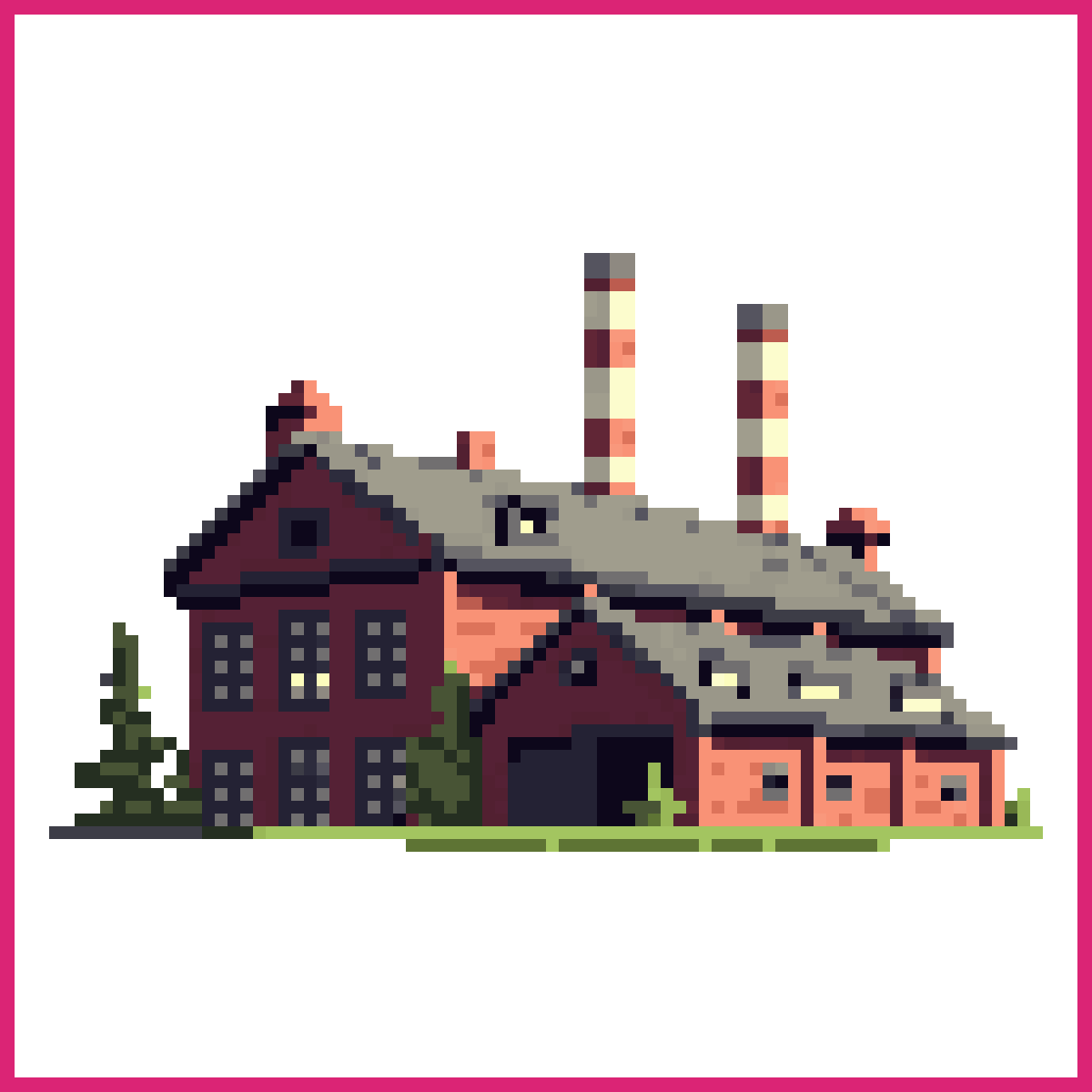 a big factory | Sprite-AI