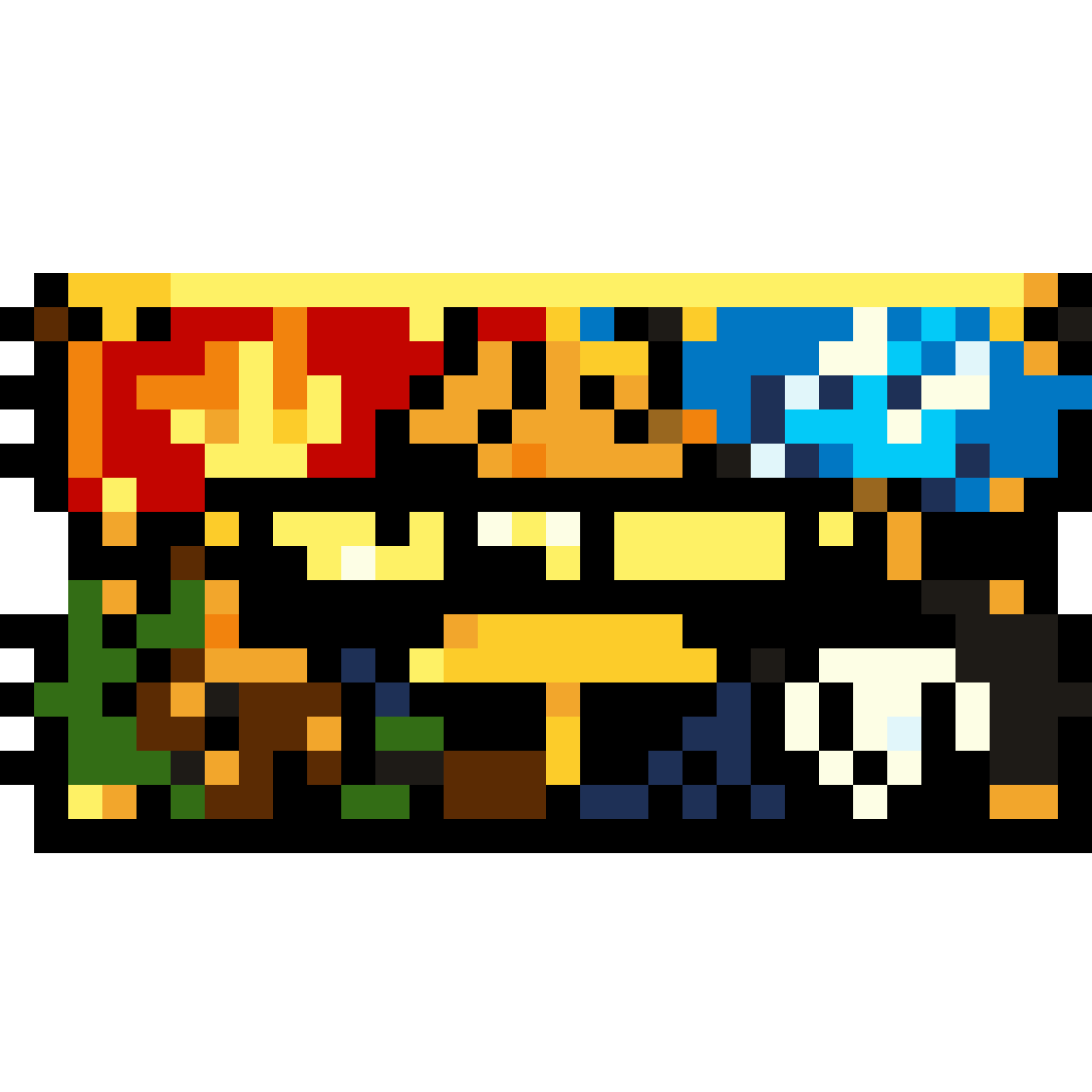 Dungeon entry ticket pixel art