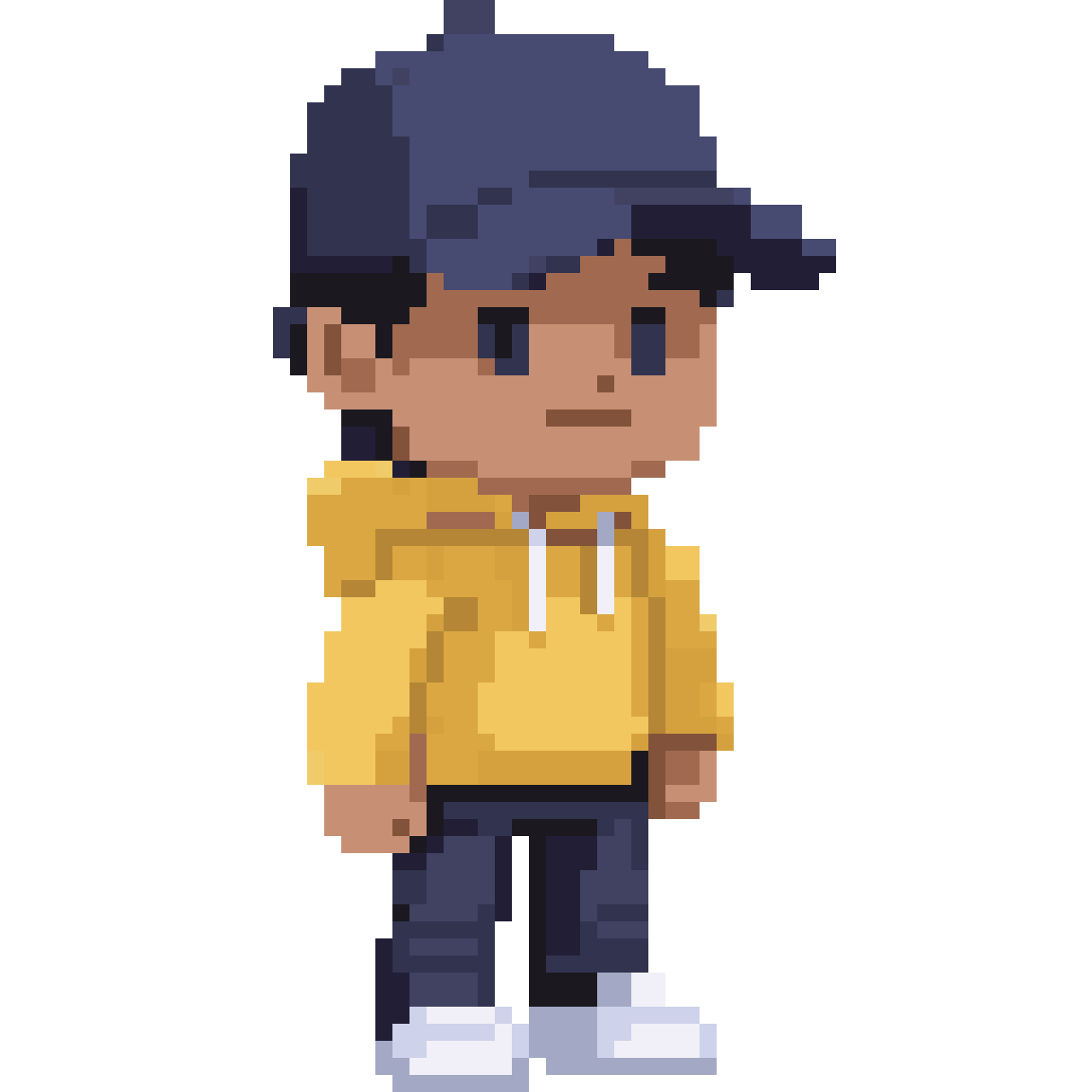 Chibi boy character pixel art