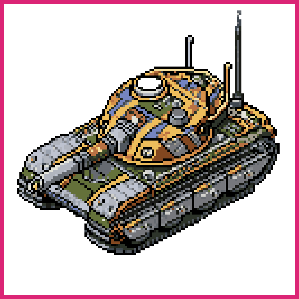 futuristic tank top view | Sprite-AI