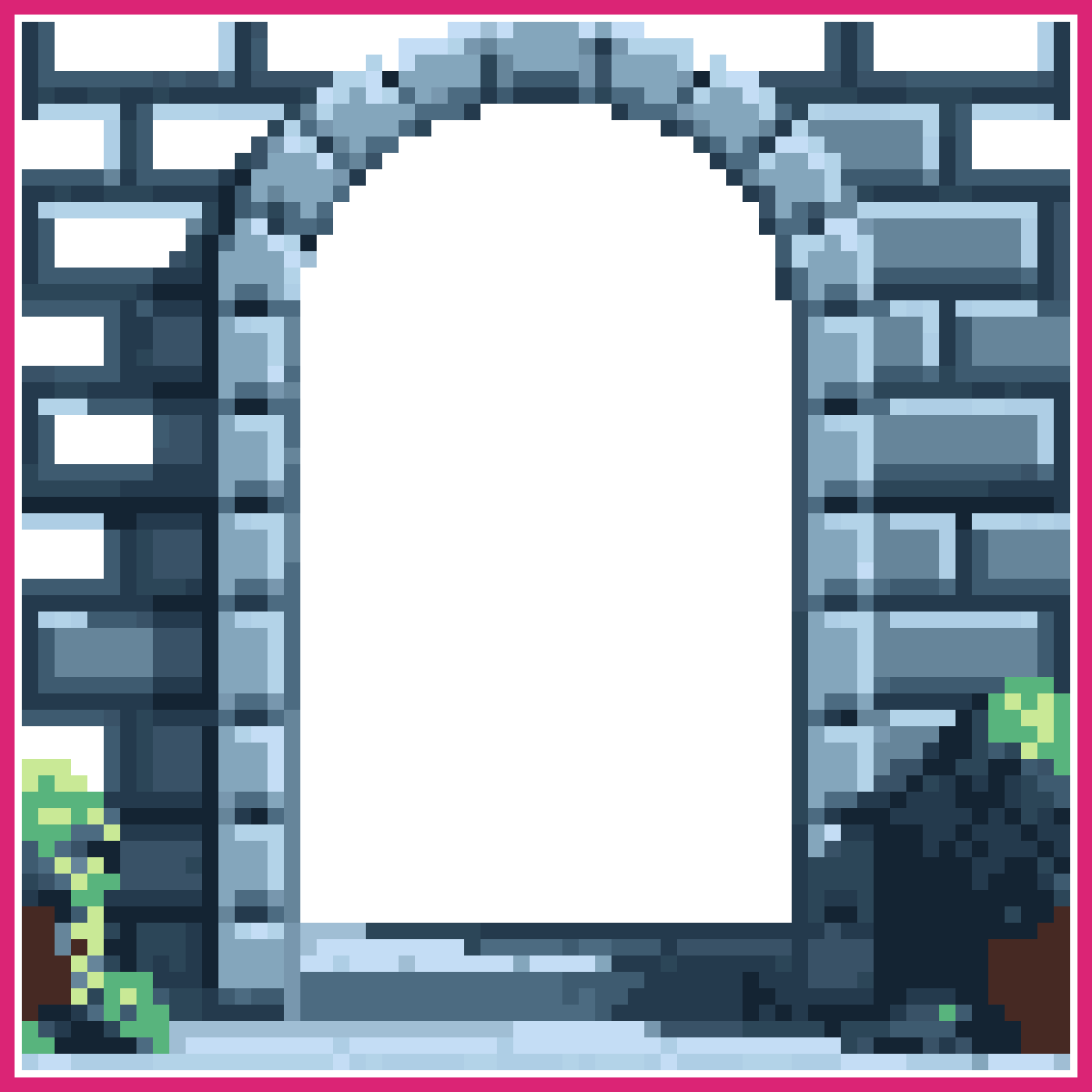 I need exit from dungeon. door should be with b... | Sprite-AI