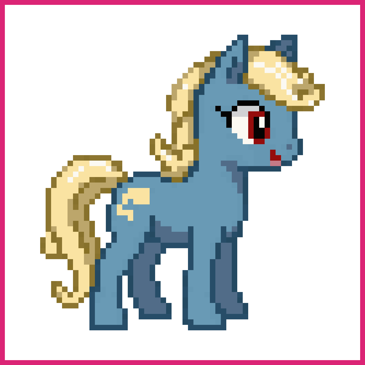 Pony in MLP Style with Ice Cream Mark | Sprite-AI
