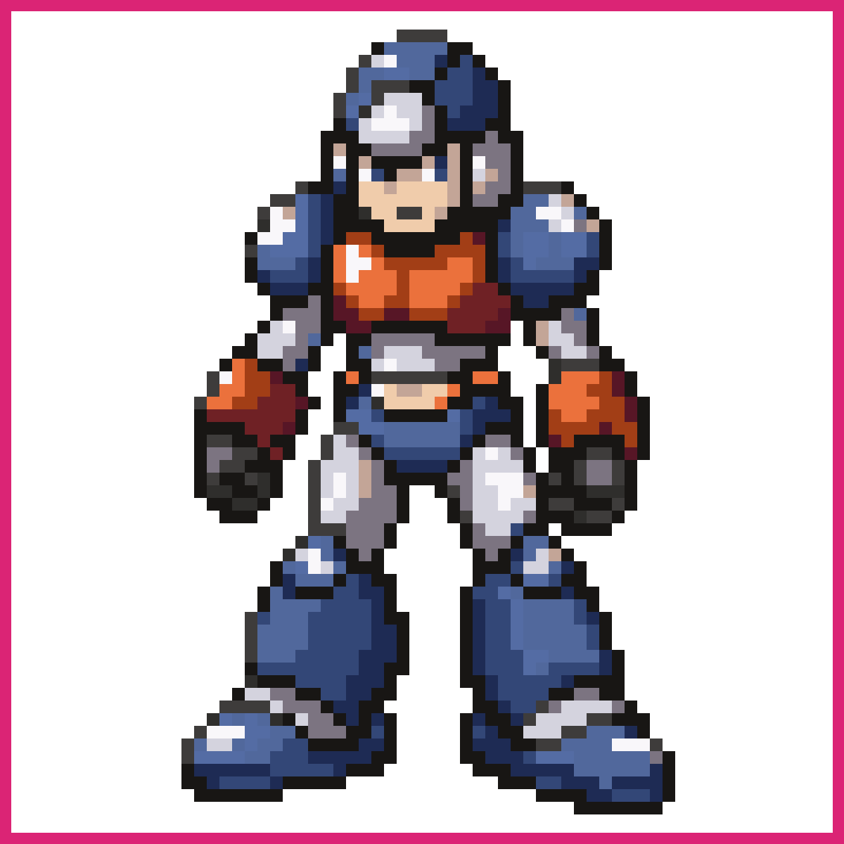 mega man in 16 bit but better than 7 & 8 | Sprite-AI