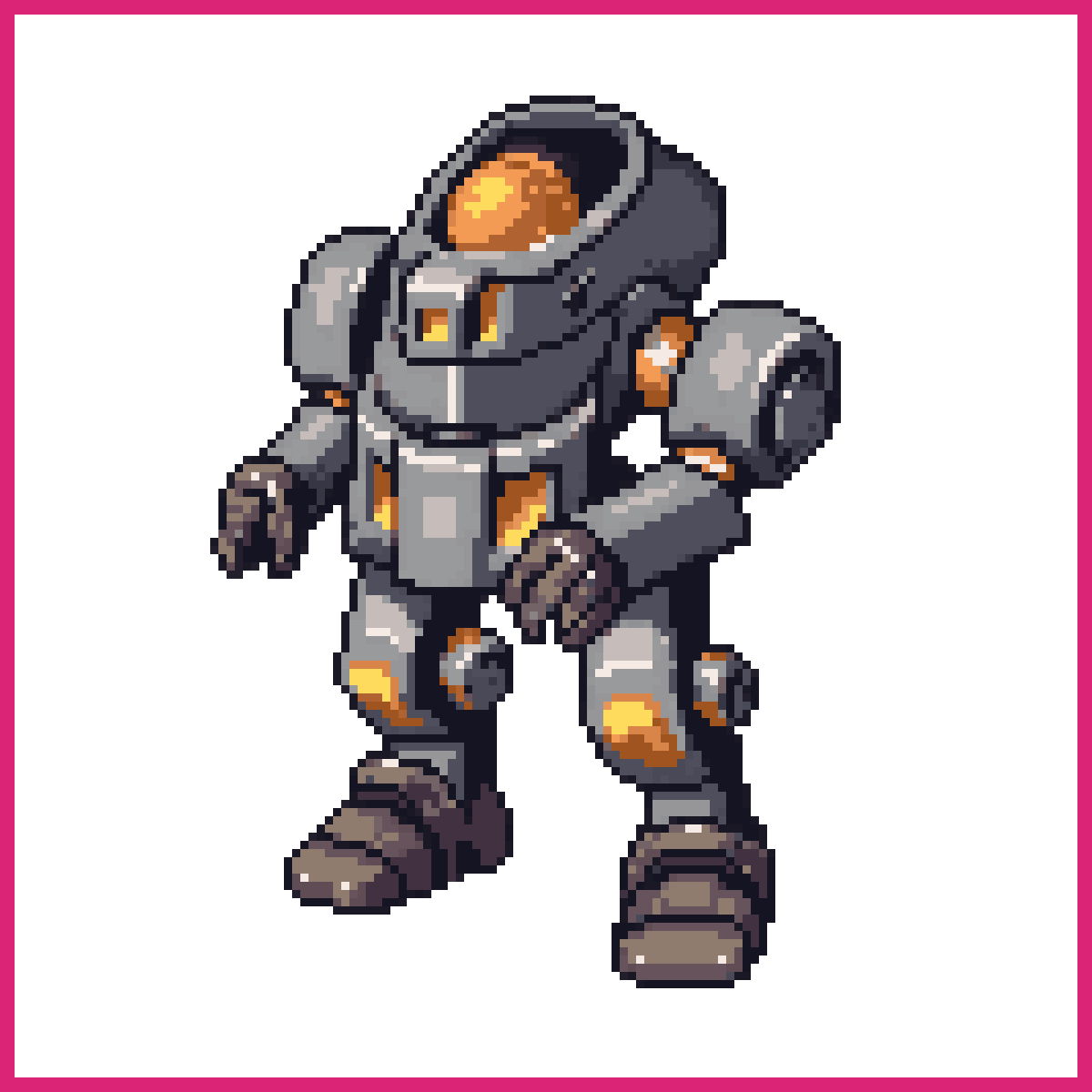 A robot from an RPG game | Sprite-AI