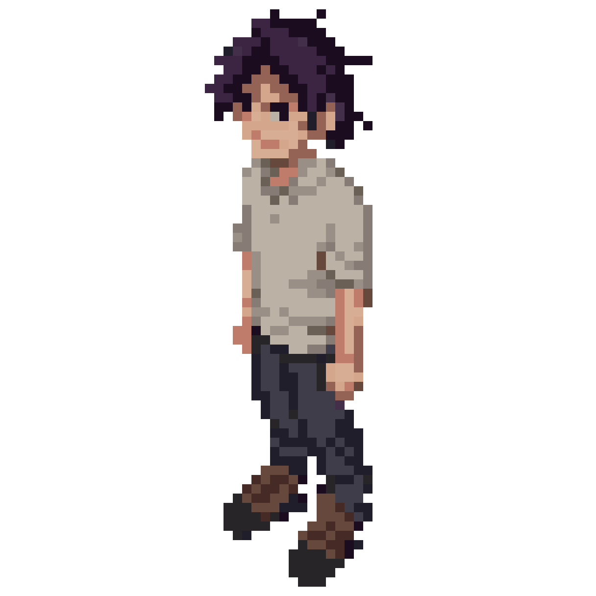 genderless human sprite pixel art