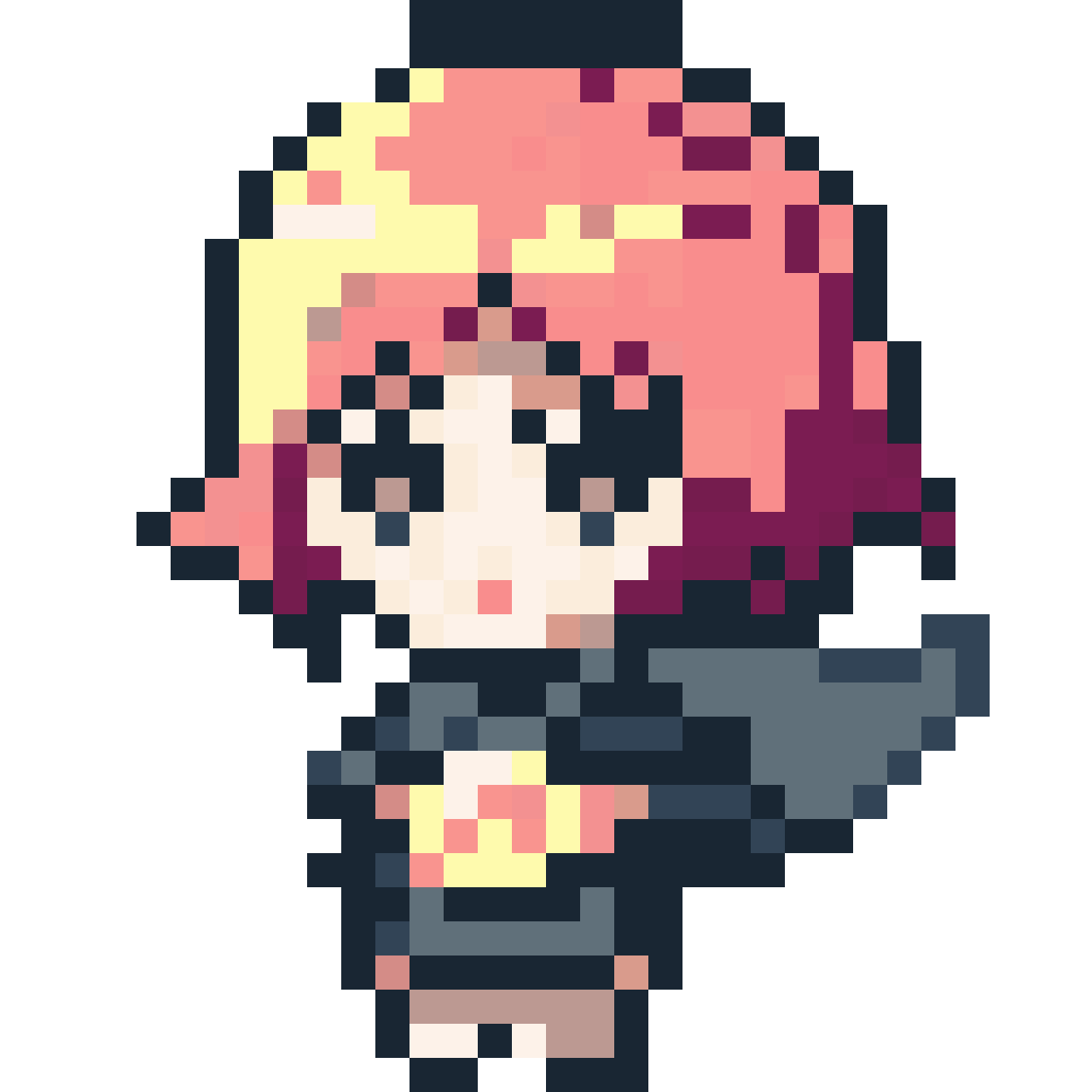 Chibi RPG character pixel art