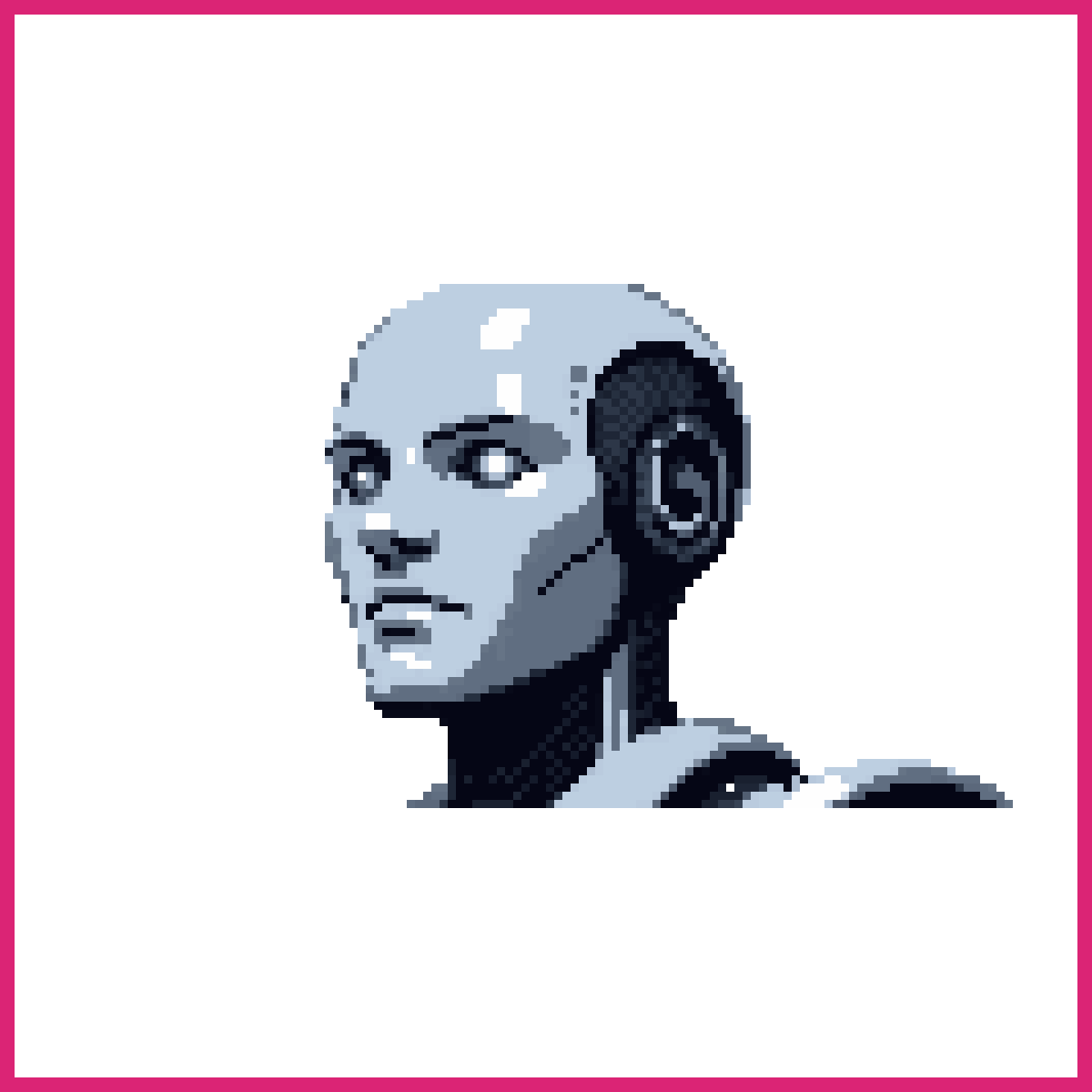 Digital Robot Face | Sprite-AI