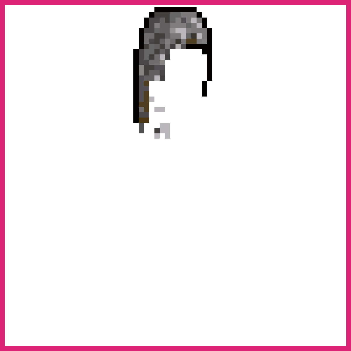 Pixel Art Chainmail Coif | Sprite-AI
