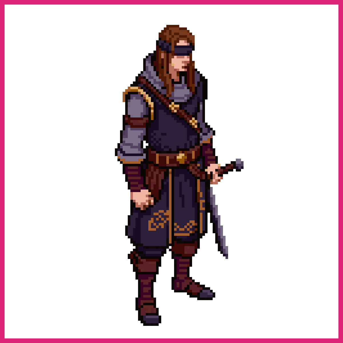 20 Year Old Male Warrior | Sprite-AI