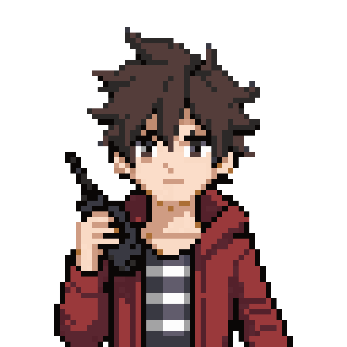 Stranger Things kid pixel art