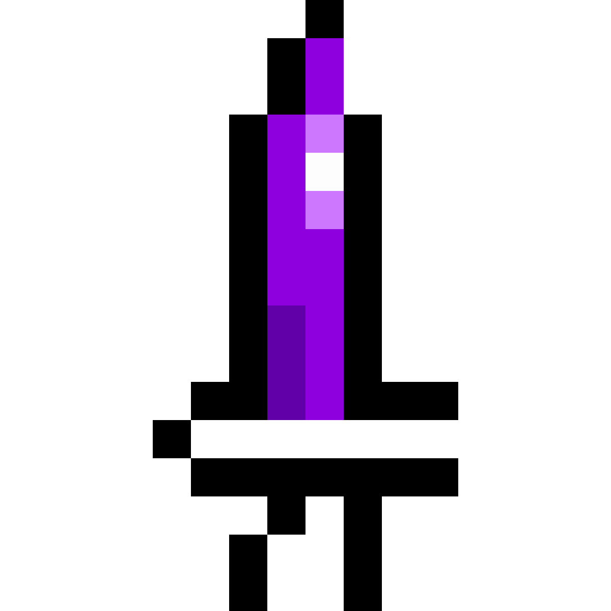 Amethyst sword pixel art