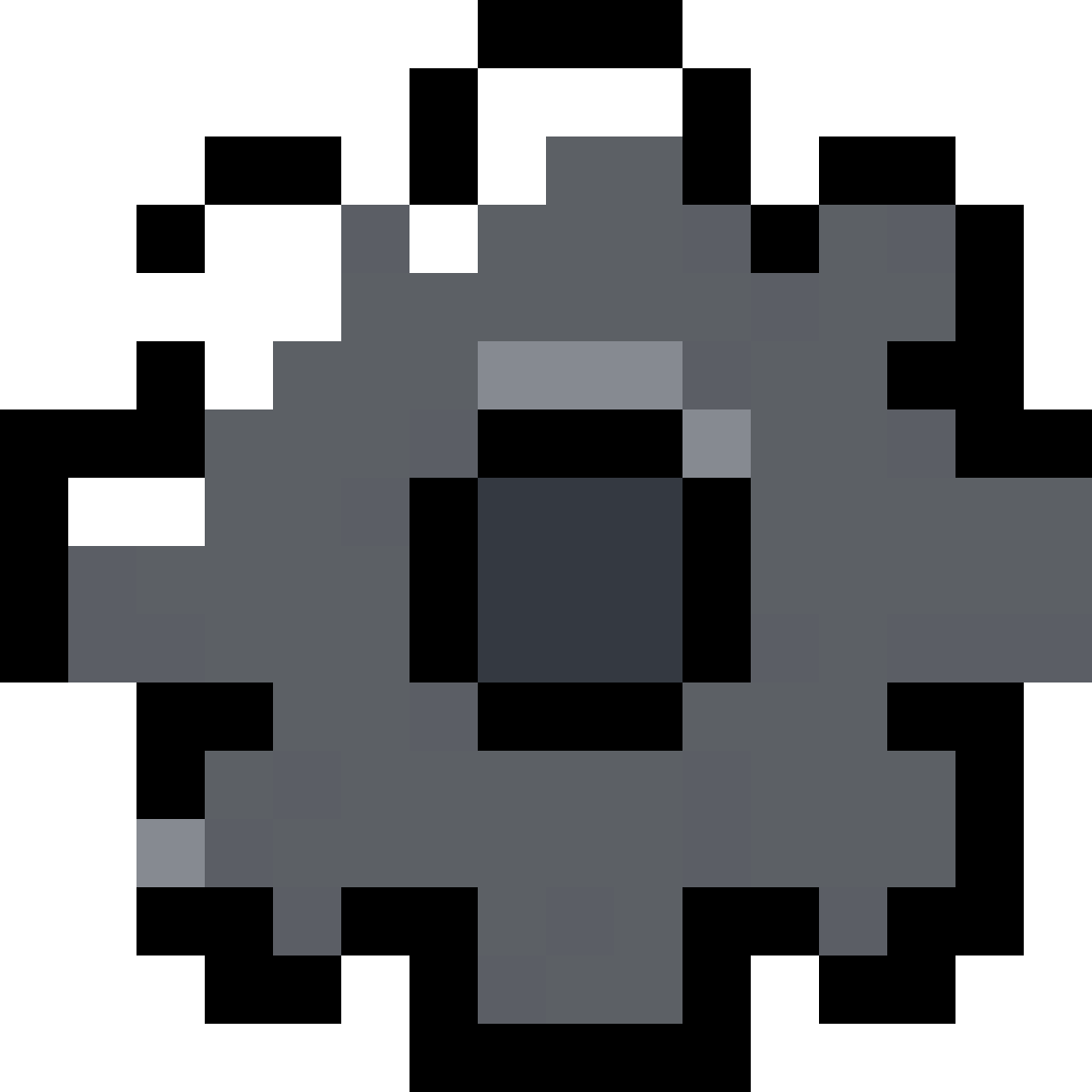 Settings icon pixel art