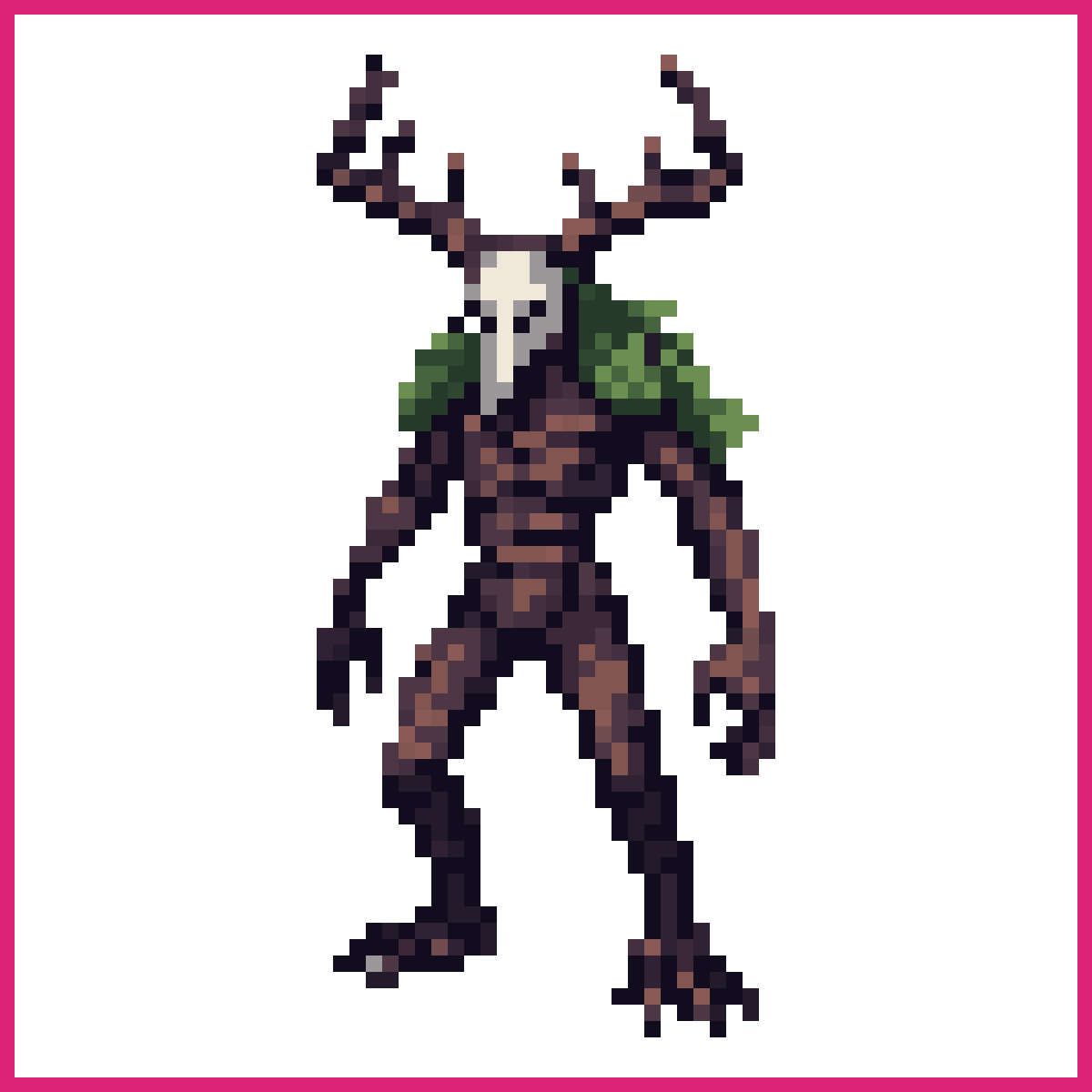Pixel art sprite of SCP-860-2, a horrifying for... | Sprite-AI