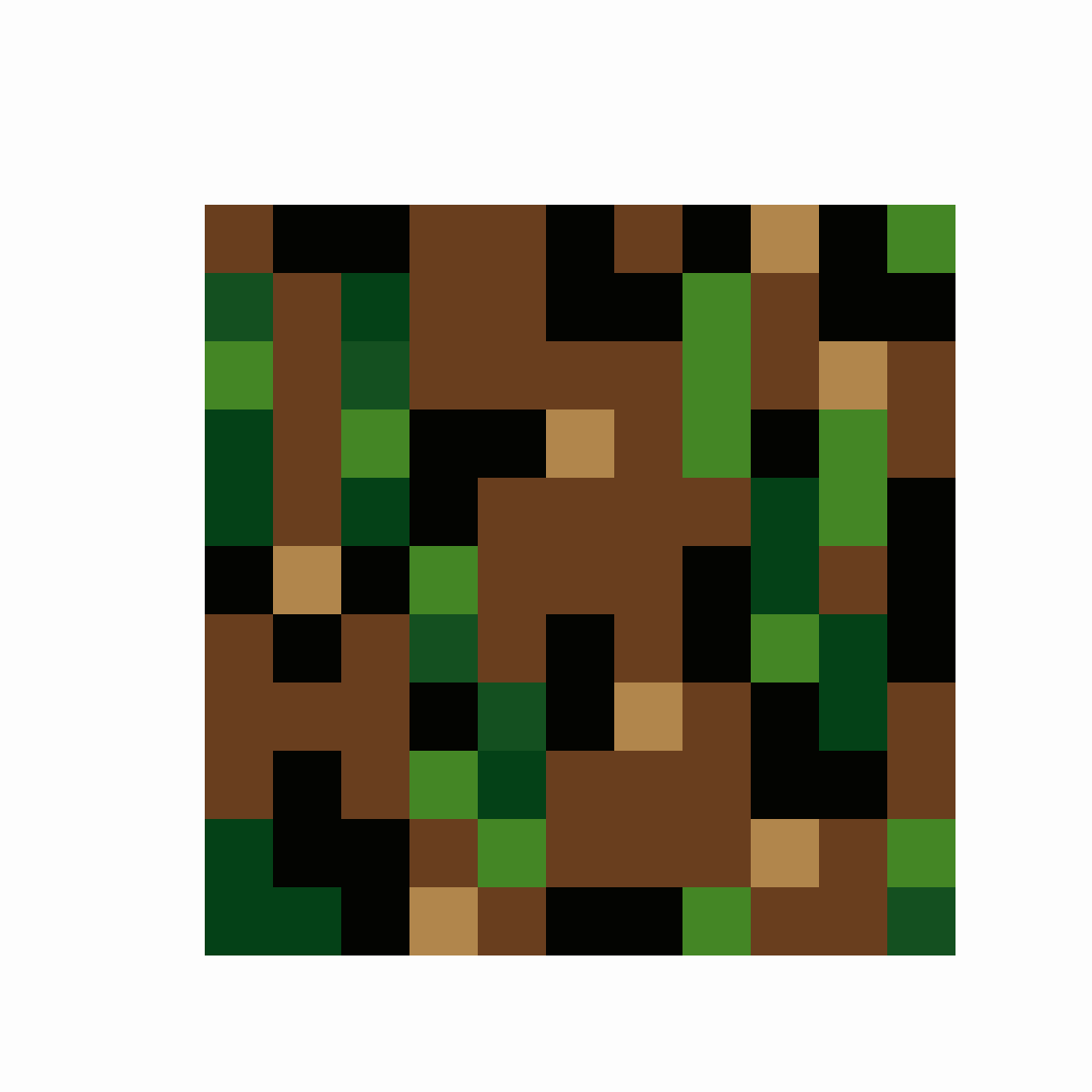 Swamp cypress log block pixel art