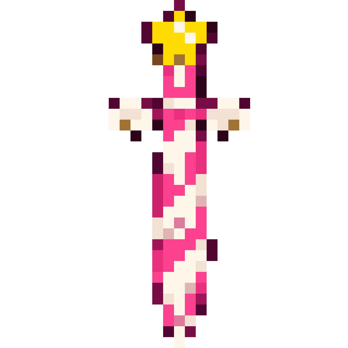 Candy sword icon pixel art